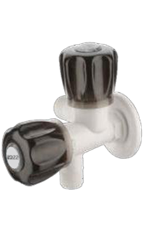 2 Way Angle Cock-Charcoal